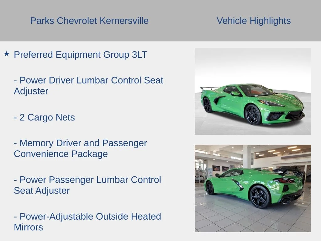 Used 2026 Green Chevrolet Stingray image 12