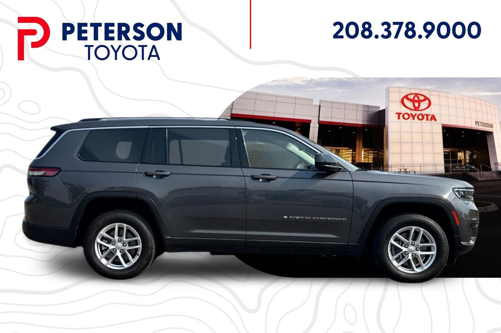 Used 2022 Gray Jeep Laredo image 2