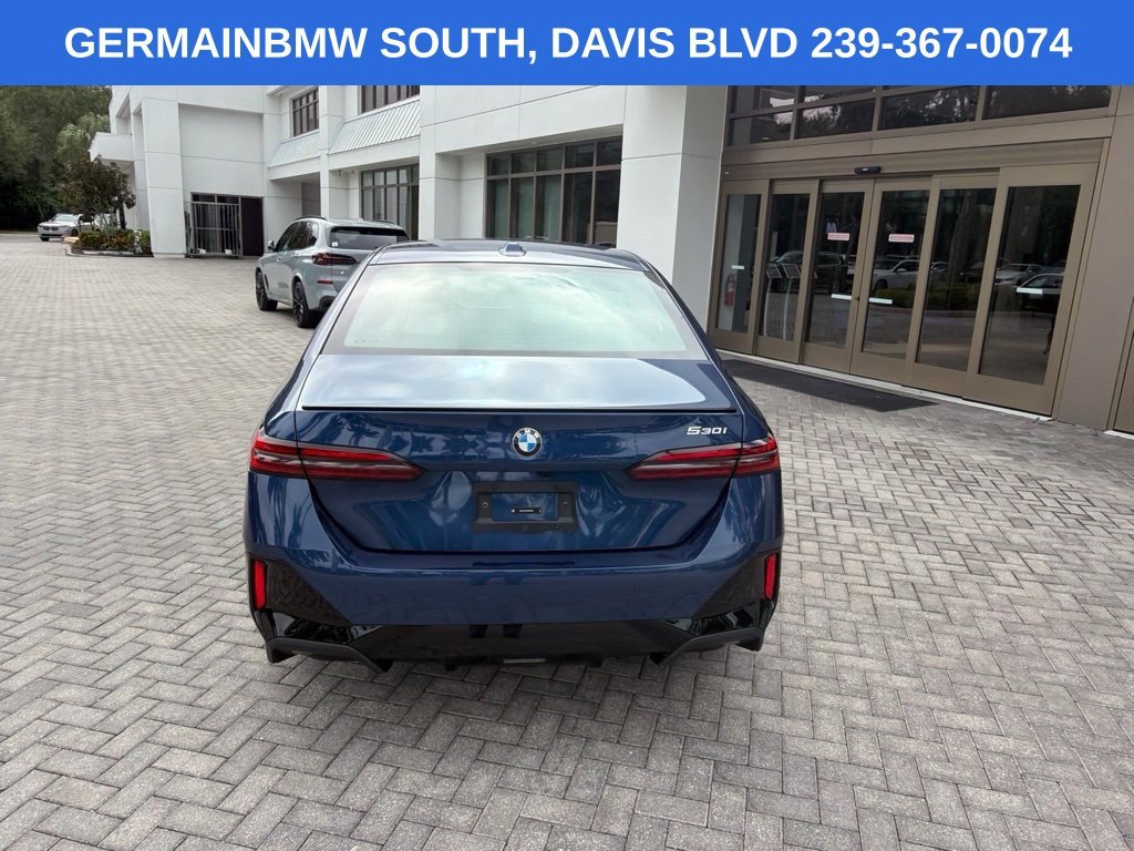 Certified Used 2026 Phytonic Blue Metallic BMW 530i image 4