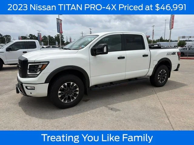 Used 2023 Glacier White Nissan PRO-4X image 1
