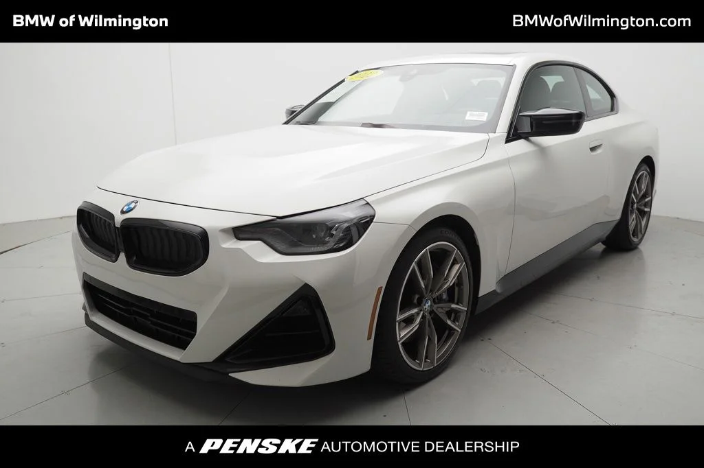 Used 2022 White BMW M240i xDrive image 1