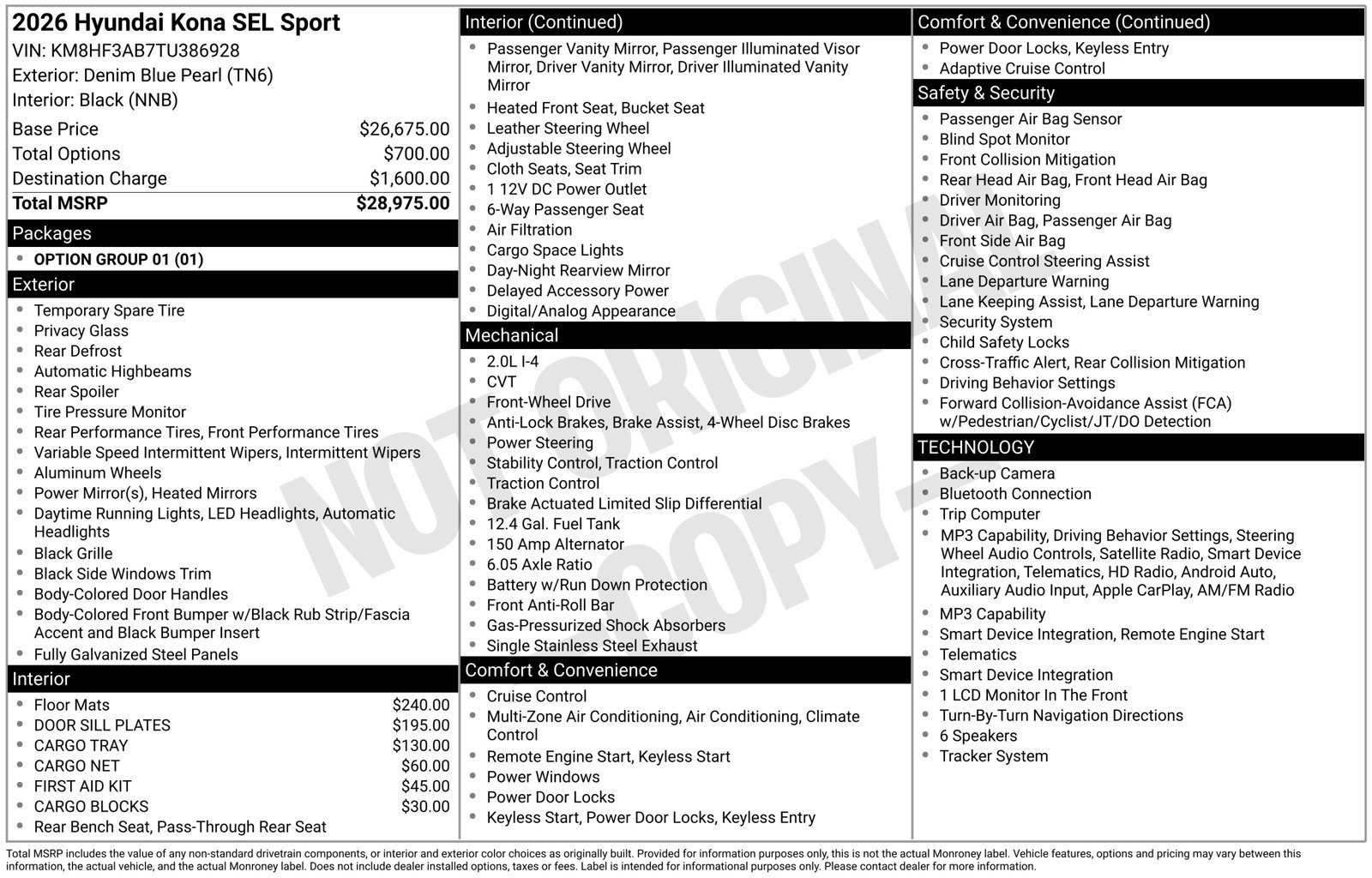 2026 Hyundai Kona SEL Sport - Photo 38