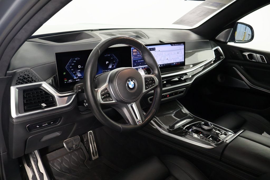 Used 2024 Frozen Pure Grey Metallic BMW M60i image 7