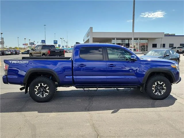 Used 2023 Blue Crush Metallic Toyota TRD Off Road V6 4x4 Double Cab 6 ft. box 140.6 in. image 5