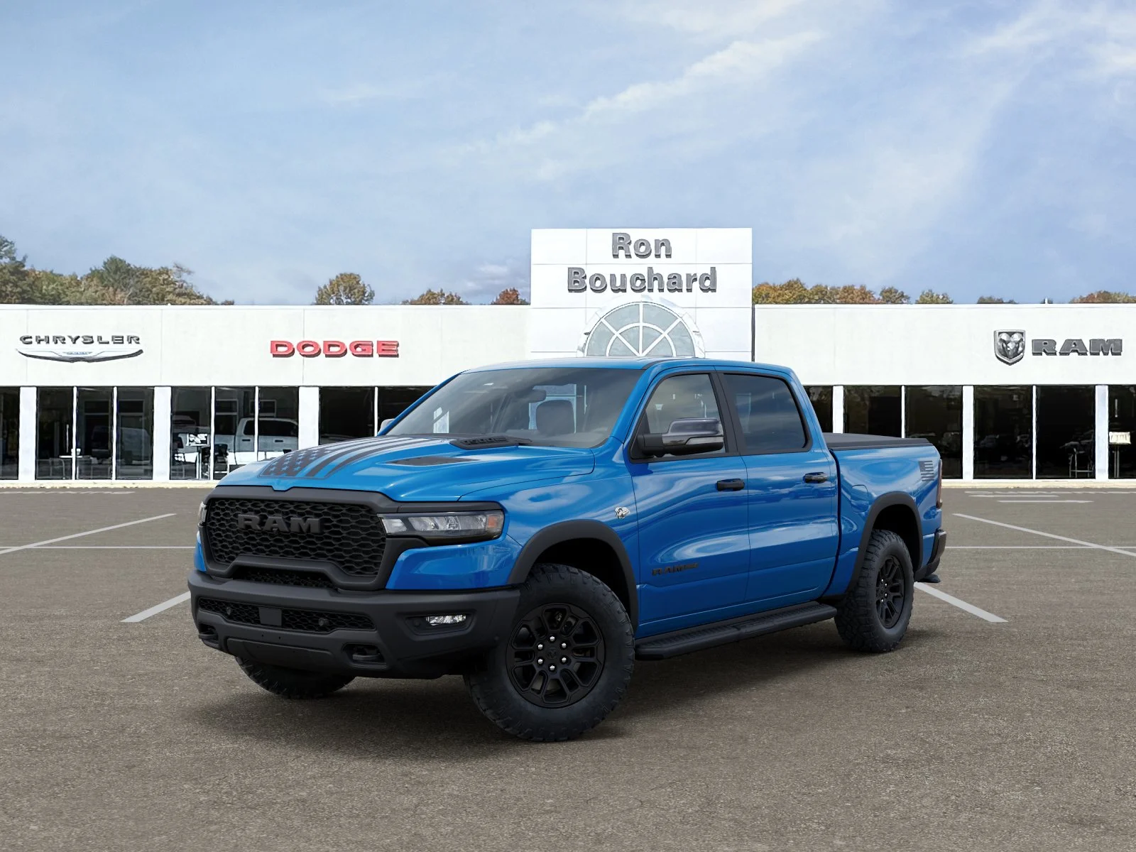 New 2026 Hydro Blue Pearl-Coat Exterior Paint RAM Rebel image 27