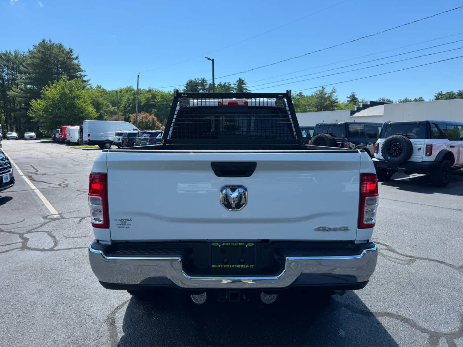 Used 2021 Bright White Clearcoat Ram Tradesman image 4