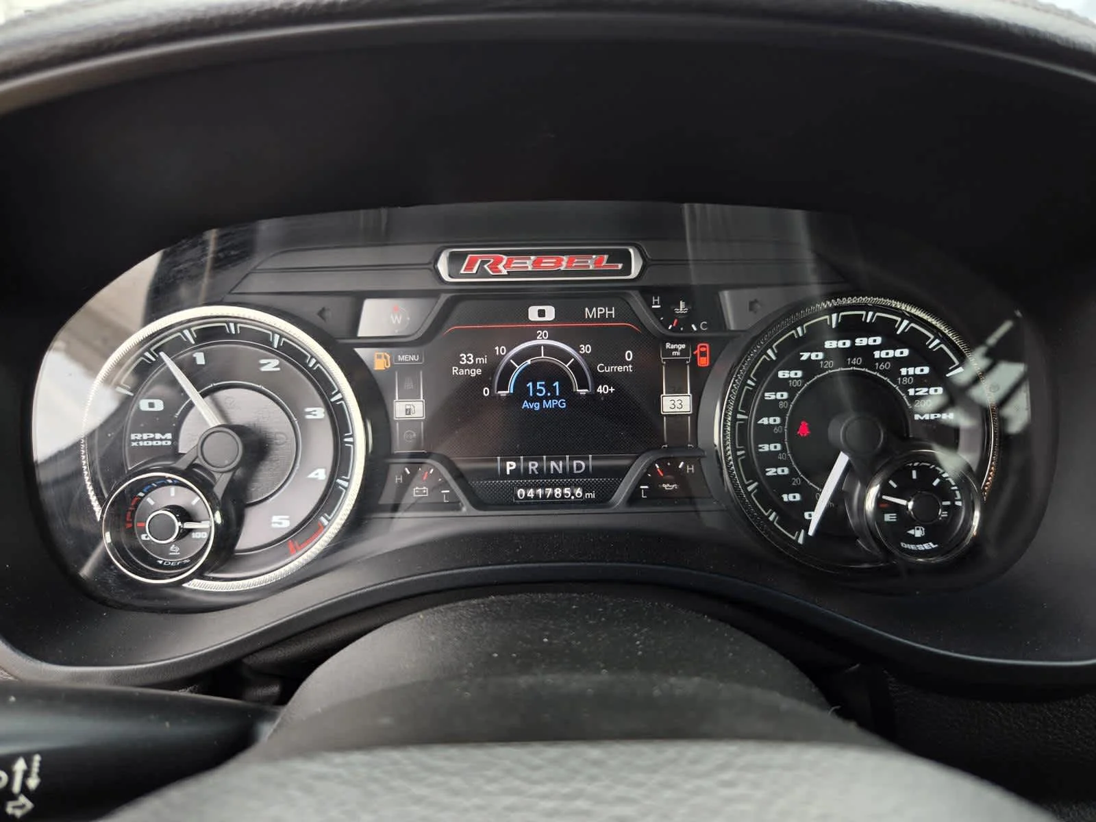Used 2022 Granite Crystal Metallic Clearcoat Ram Rebel image 19