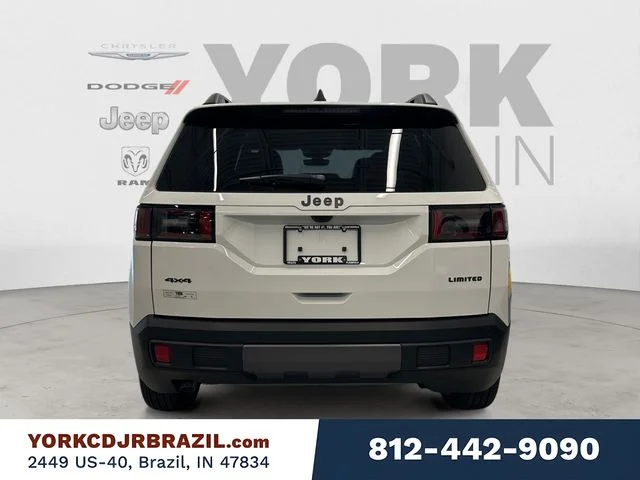 New 2026 Bright White Clear-Coat Exterior Paint Jeep Limited image 4