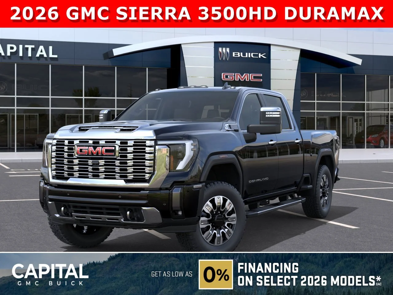 New 2026 ONYX BLACK GMC Denali image 1