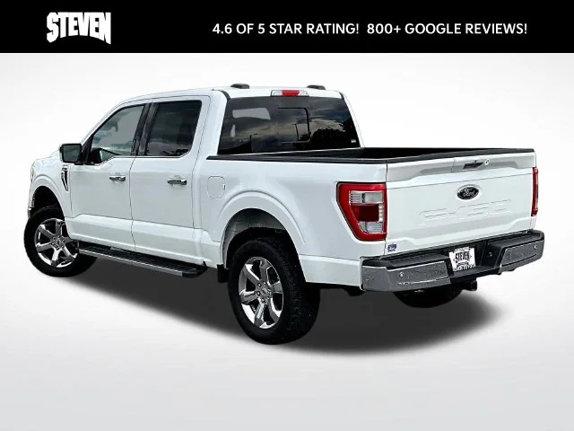 Used 2021 White Ford Lariat image 4