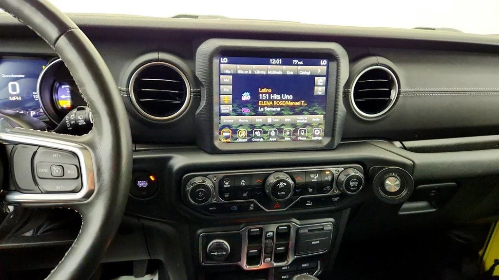 Used 2023 High Velocity Clearcoat Jeep Sahara 4x4 w/ Cold Weather Group & Body-Color Hard Top image 17