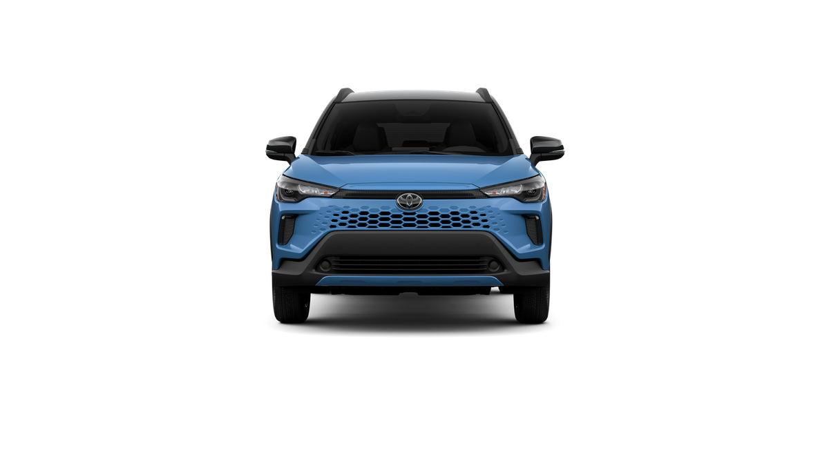 New 2026 Cavalry Blue with Jet Black roof Toyota Hybrid SE image 18