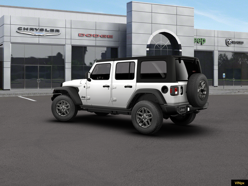 New 2026 Bright White Clear-Coat Exterior Paint Jeep Sport image 3