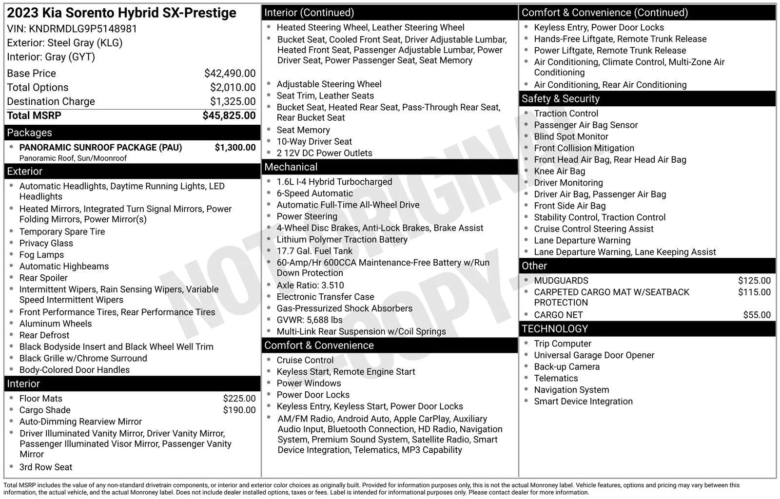 Used 2023 Steel Gray Kia SX Prestige image 27