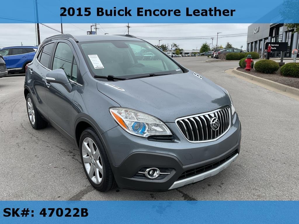 Used 2015 Satin Steel Gray Metallic Buick Leather image 2