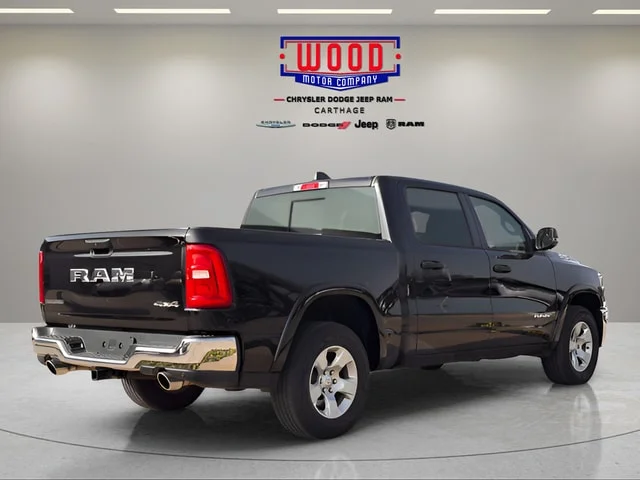 Used 2025 Diamond Black Crystal Pearlcoat Ram Big Horn/Lone Star image 3