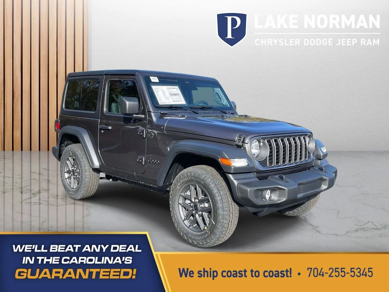 New 2026 Granite Crystal Metallic Clear-Coat Exterior Paint Jeep Sport S image 1