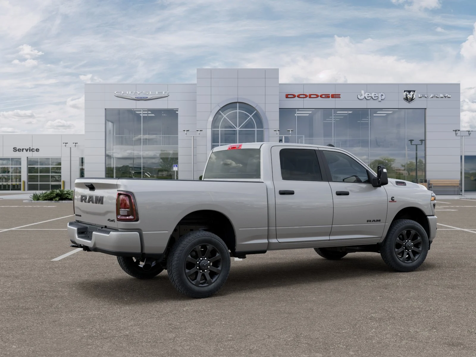 New 2026 Silver-Zynith Exterior Paint RAM Big Horn image 30