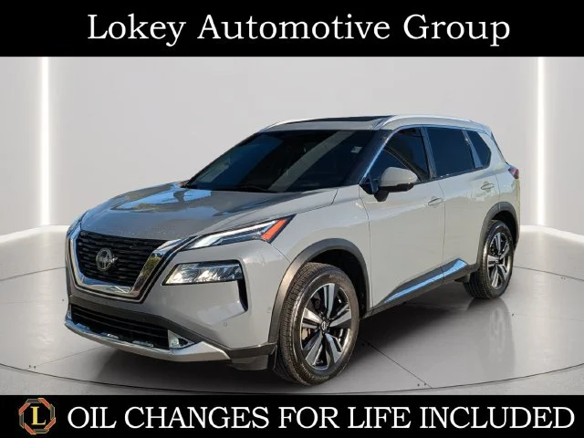 Certified Used 2023 Gray Nissan Platinum image 1