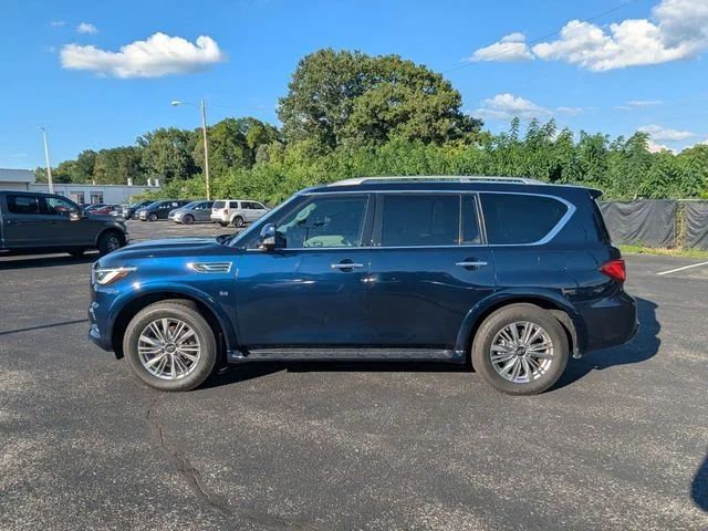 Used 2018 Hermosa Blue INFINITI Base image 12
