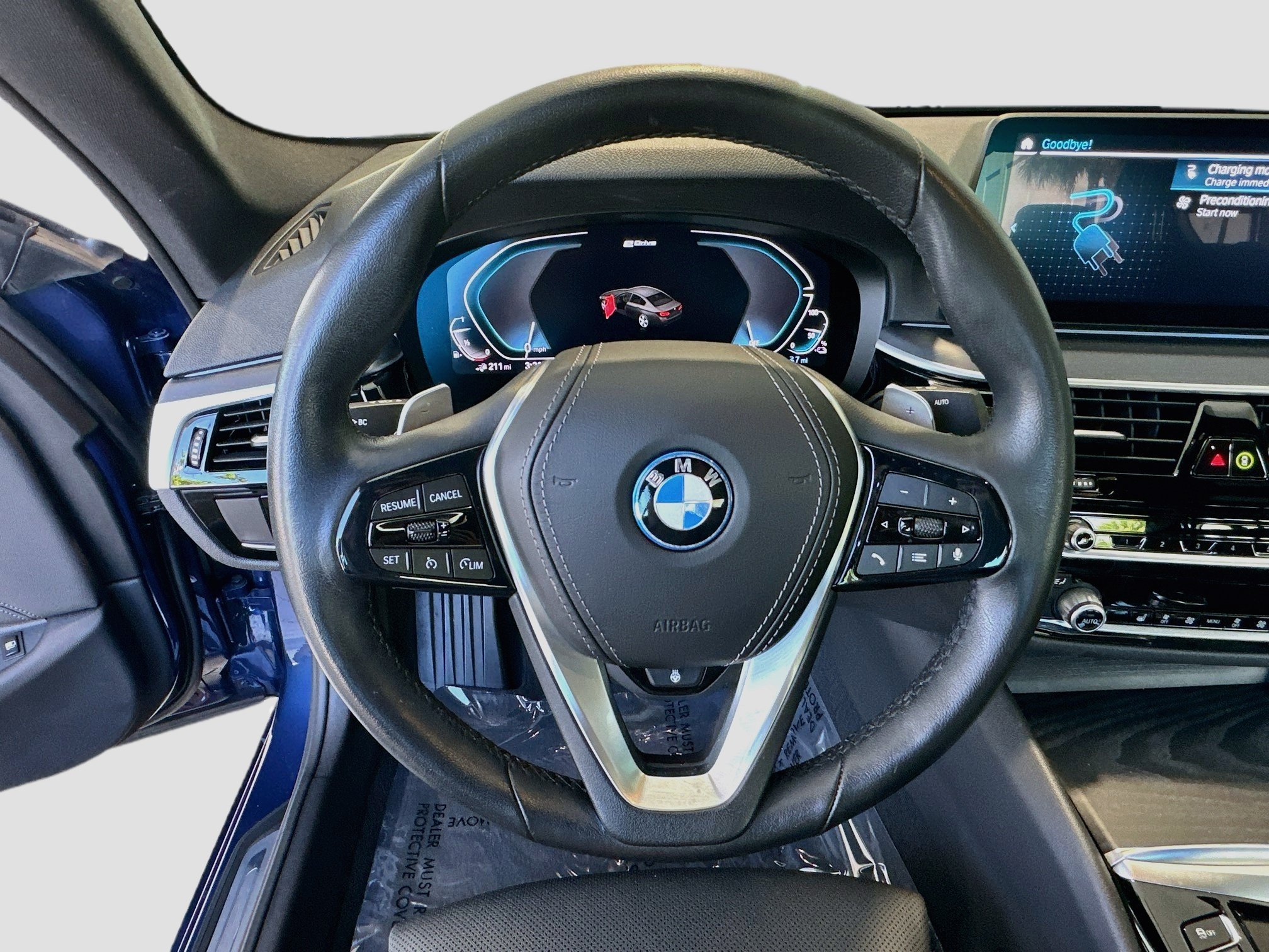 Certified Used 2023 Phytonic Blue Metallic BMW 530e xDrive image 10