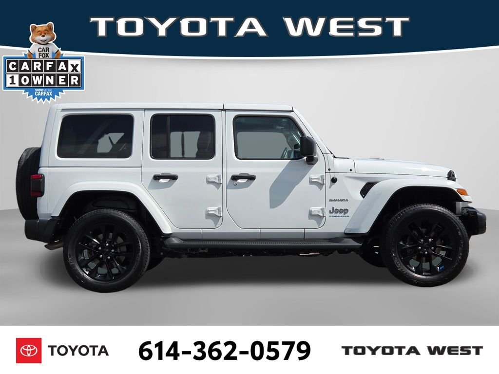 Used 2023 White Jeep Sahara 4xe image 5