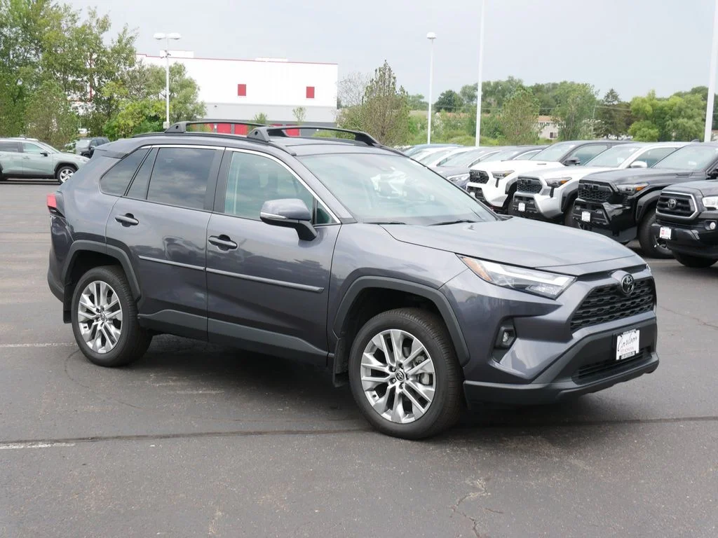 Certified 2025 Toyota RAV4 XLE Premium with VIN 2T3A1RFV6SC497872 for sale in Minneapolis, Minnesota
