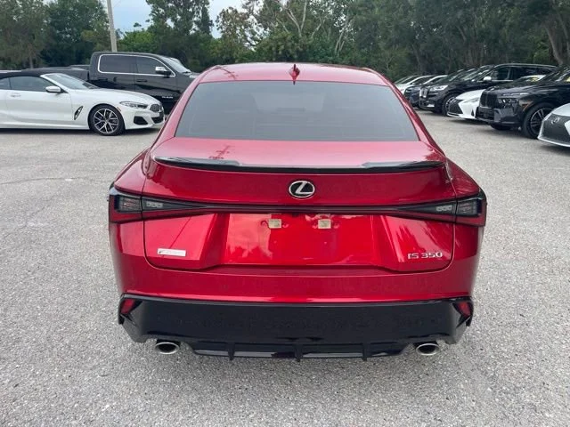 Used 2021 Infra-Red Lexus IS 350 F SPORT image 3