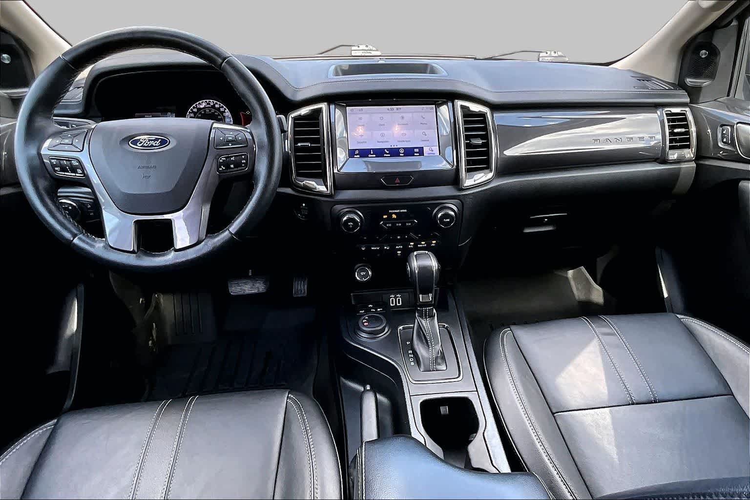 Used 2021 Carbonized Gray Metallic Ford LARIAT image 16