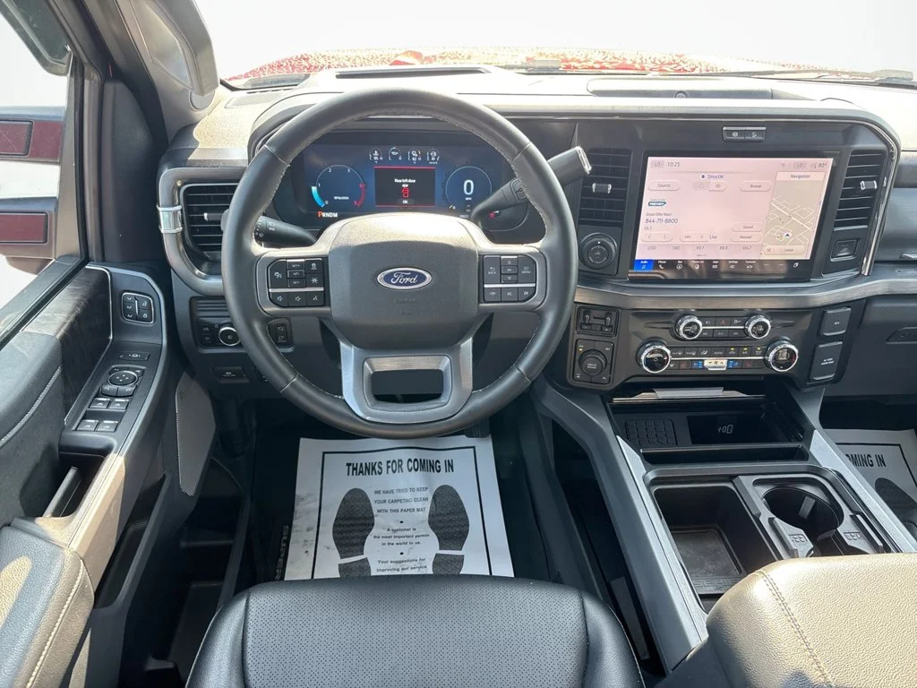 Used 2025 Red Ford Lariat image 23