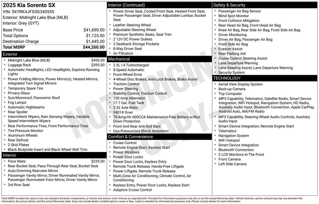 Used 2025 Black Kia SX image 30