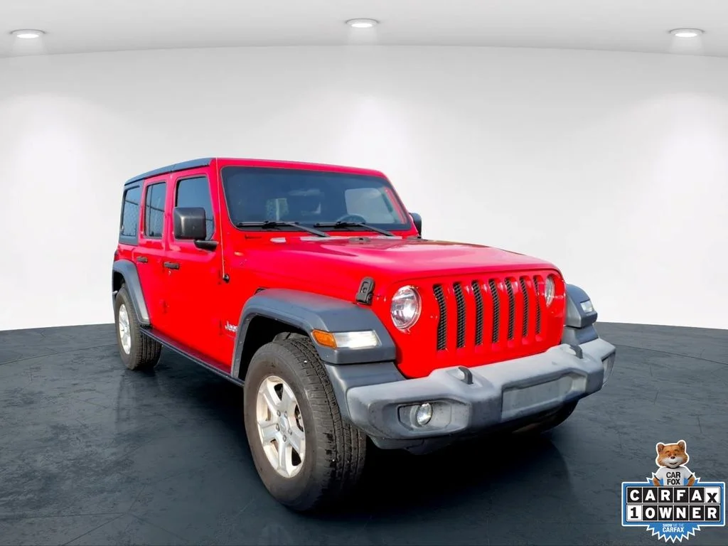 Used 2018 Red Jeep Unlimited Sport S image 10