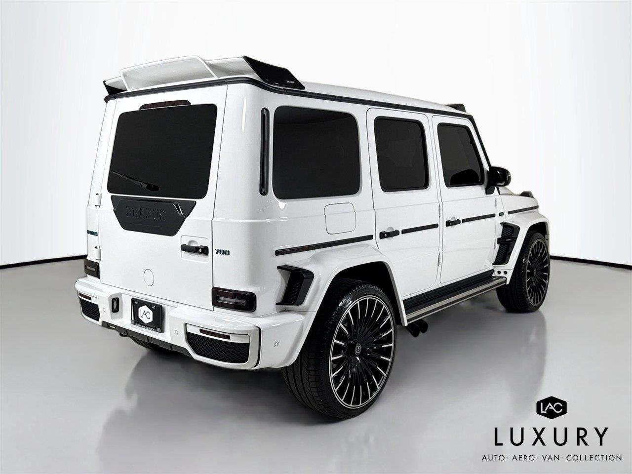 Used 2024 Polar White Mercedes-Benz AMG® G 63  Brabus Custom Widebody / Custom Tiffany Interior image 6
