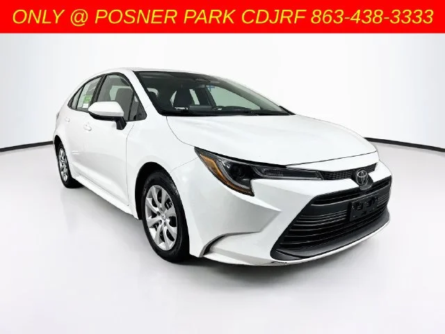Used 2024 White Toyota LE image 1