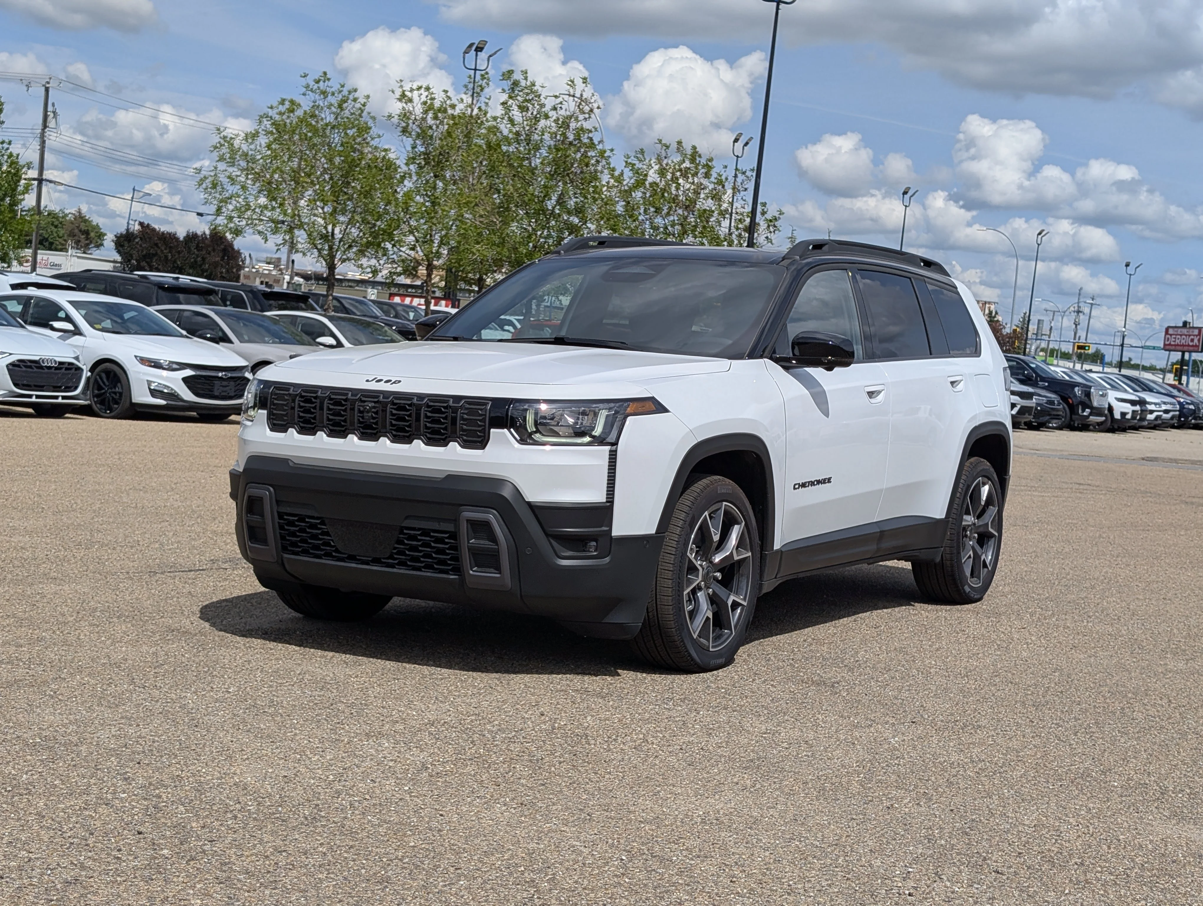 New 2026 Bright White Jeep Overland image 2