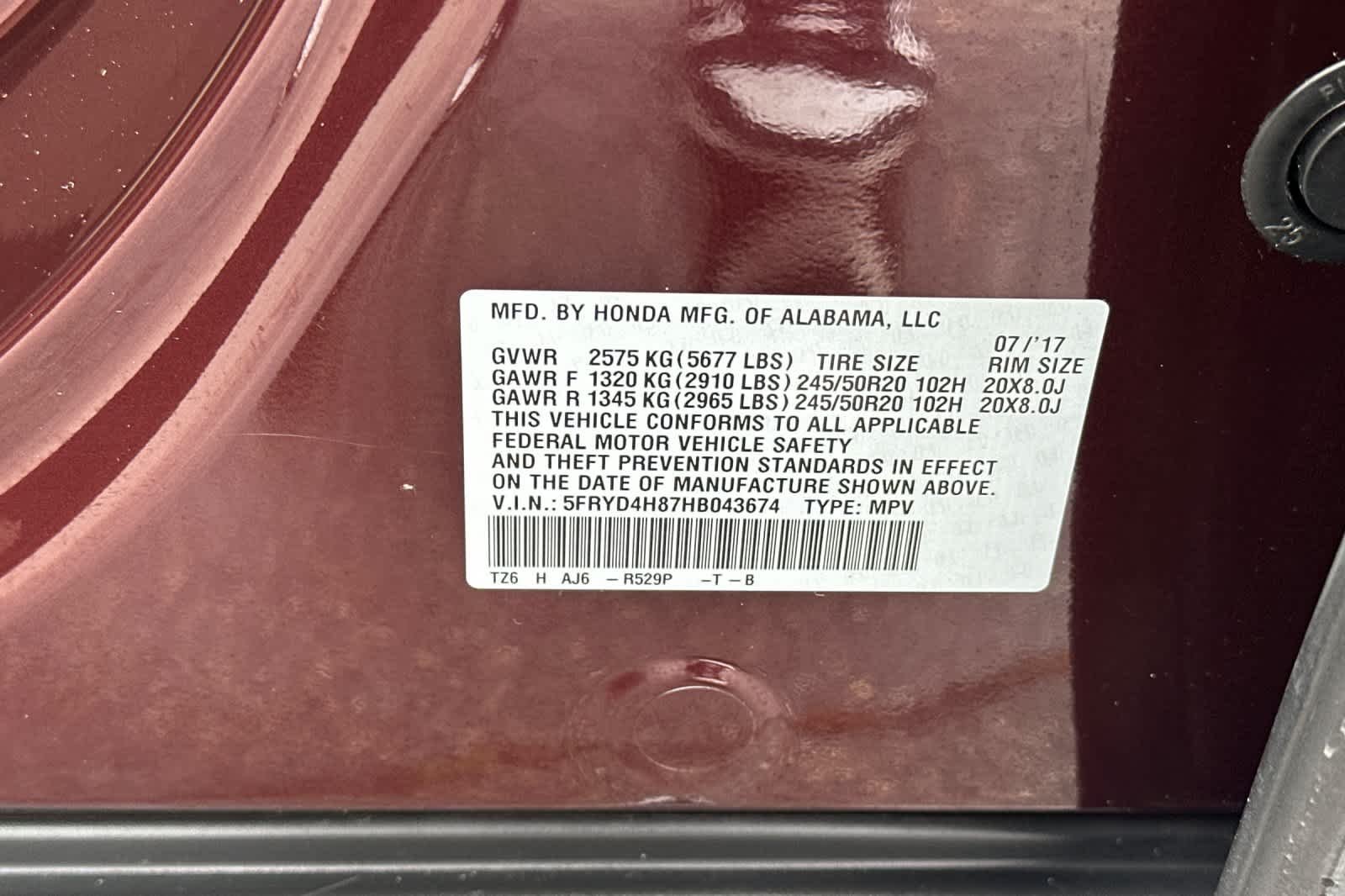 Used 2017 Red Acura w/Advance Pkg image 35