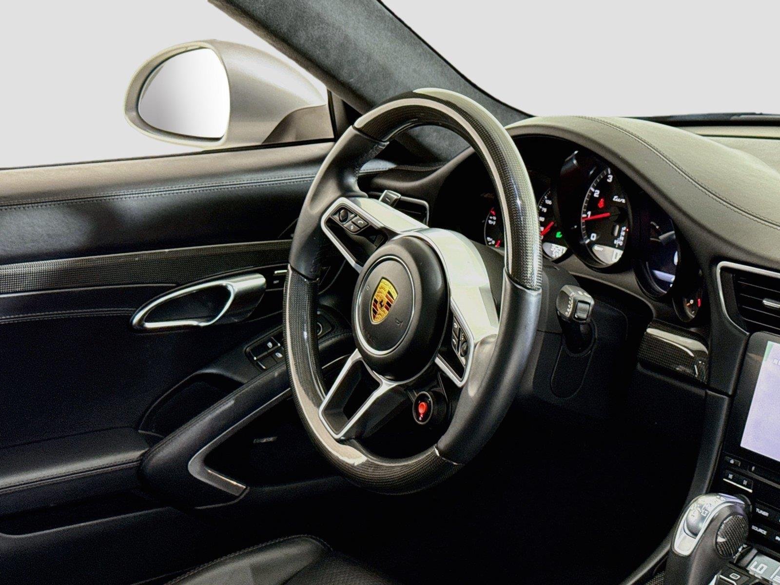 Used 2017 Rhodium Silver Metallic Porsche Turbo | Upgraded Exhaust | Upgraded Wheels | Sunroof image 30