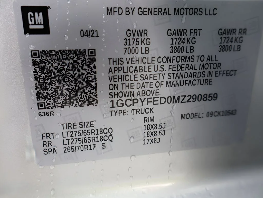 Used 2021 Silver Chevrolet LT Trail Boss image 41
