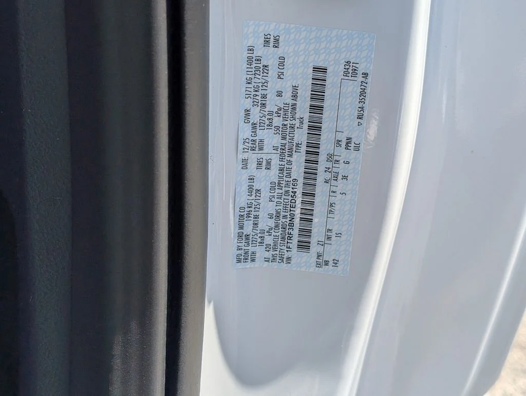 New 2026 Oxford White Ford F-350® XL image 12