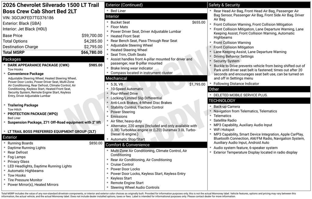 2026 Chevrolet Silverado 1500 LT Trail Boss - Photo 28
