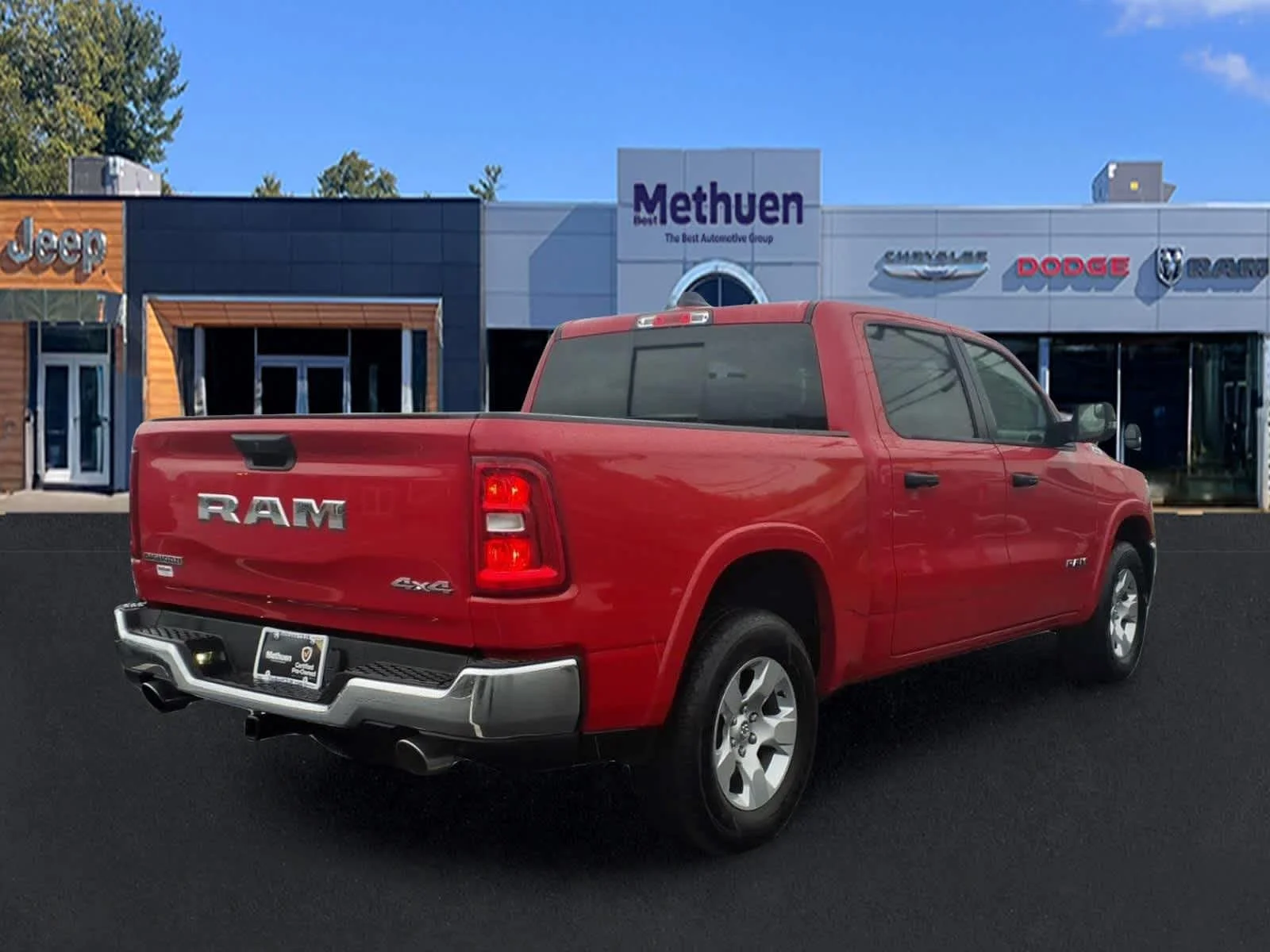 Used 2025 Flame Red Clearcoat Ram Big Horn image 4