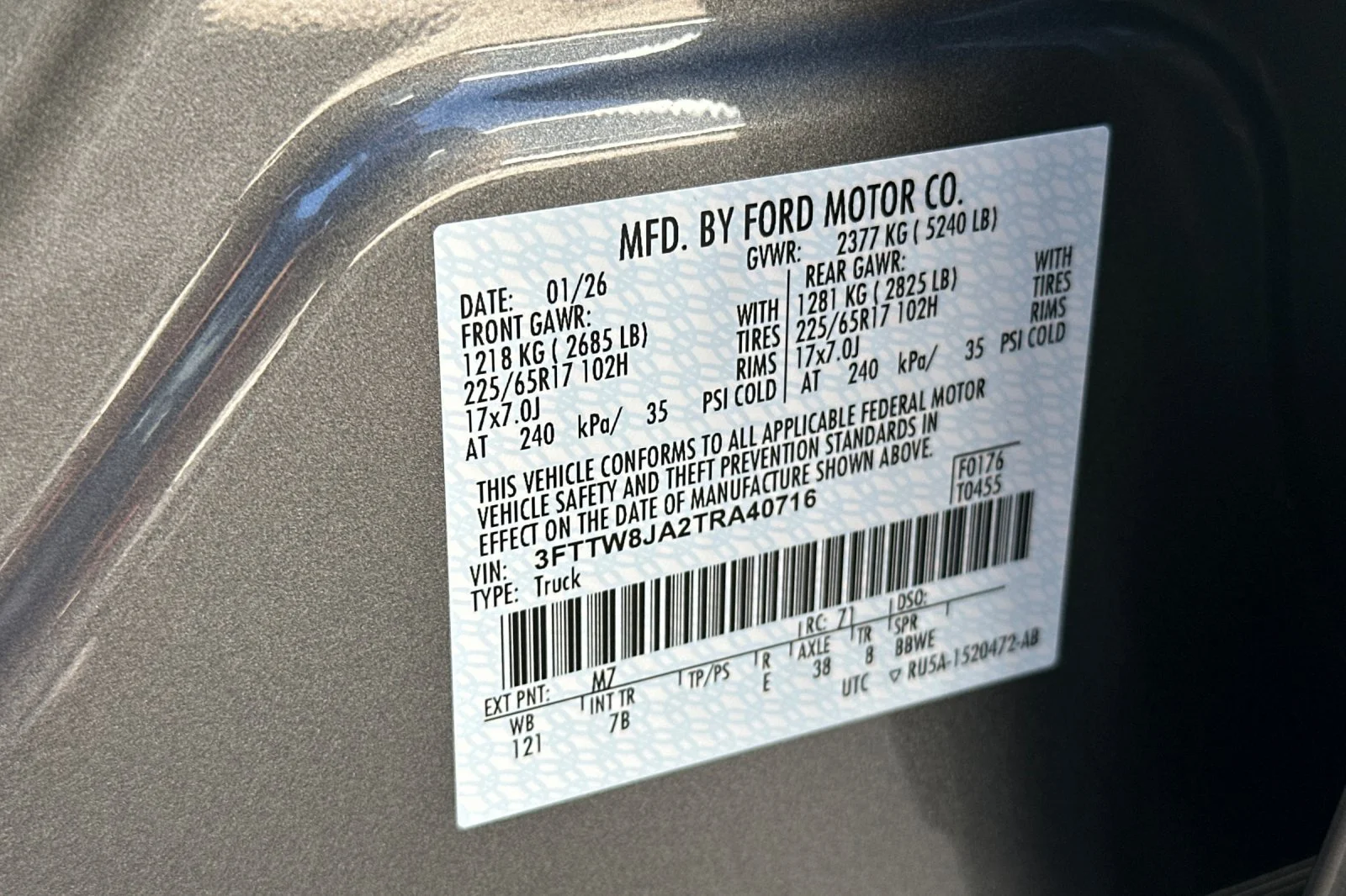 New 2026 Carbonized Gray Metallic Ford XLT image 27