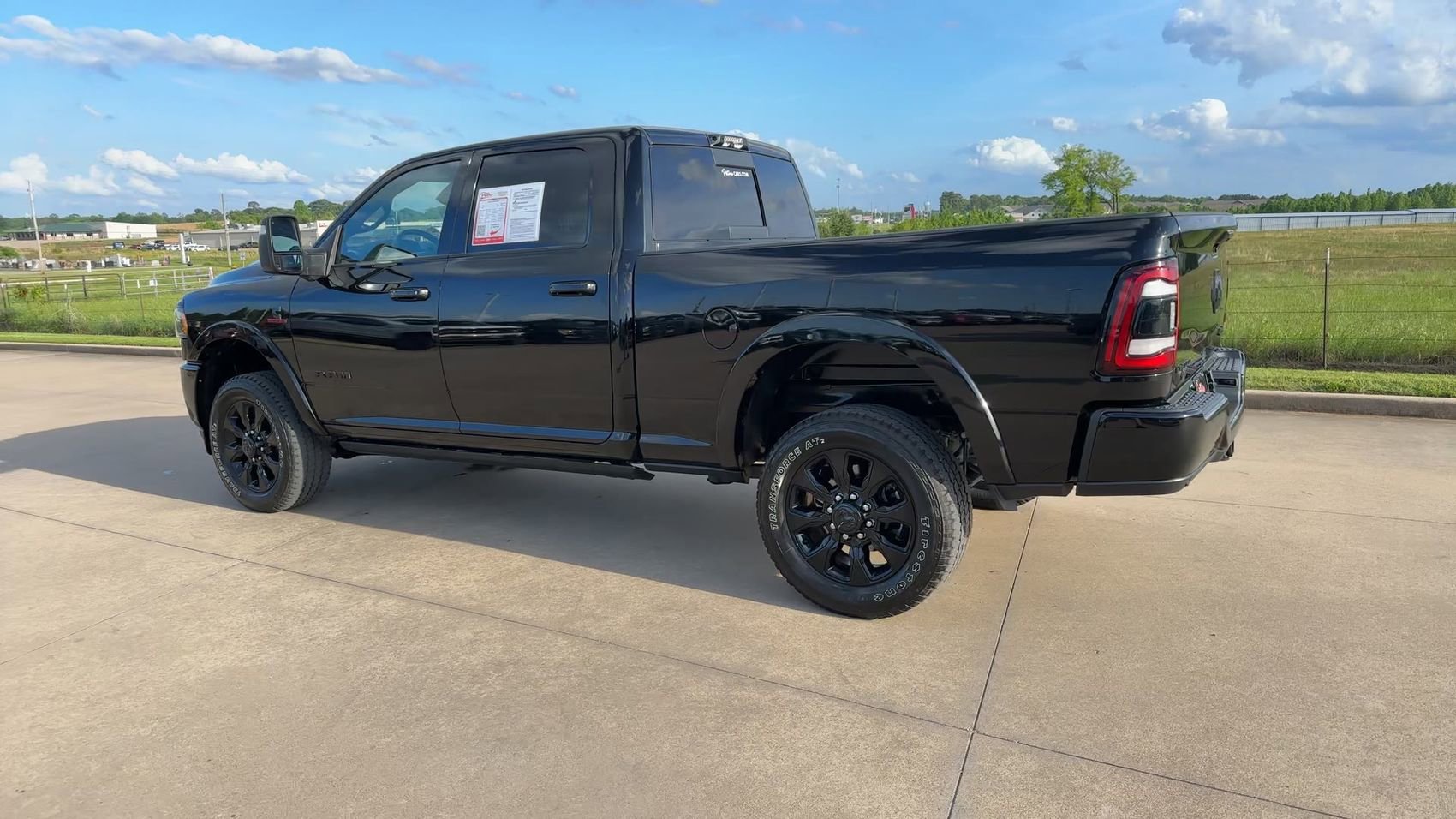 Used 2024 Diamond Black Crystal Pearlcoat Ram Limited image 5