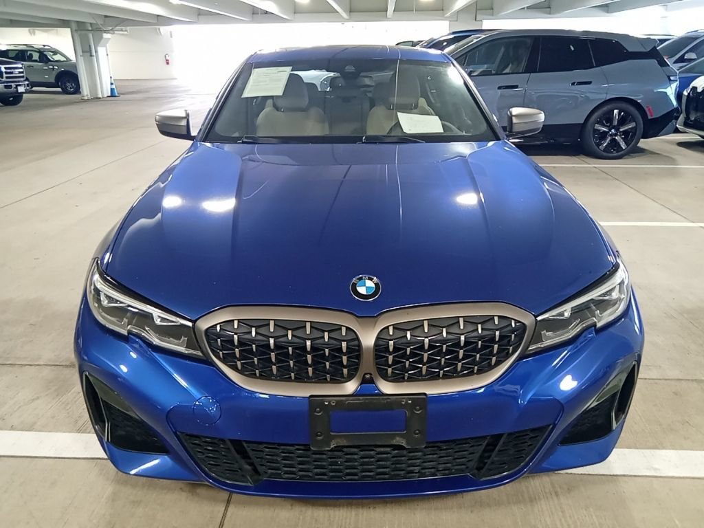 Used 2022 Blue Metallic BMW M340i image 2