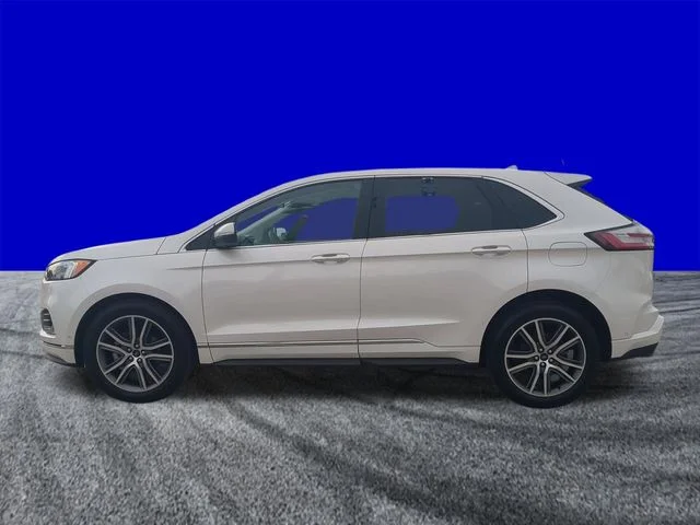 Certified Used 2019 White Platinum Tri-Coat Metallic Ford Titanium image 7