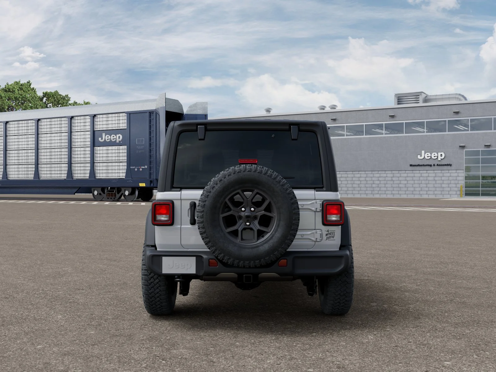 New 2026 Bright White Clear-Coat Exterior Paint Jeep Willys image 33