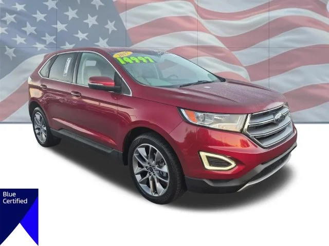 Used 2017 Red Ford Titanium image 2