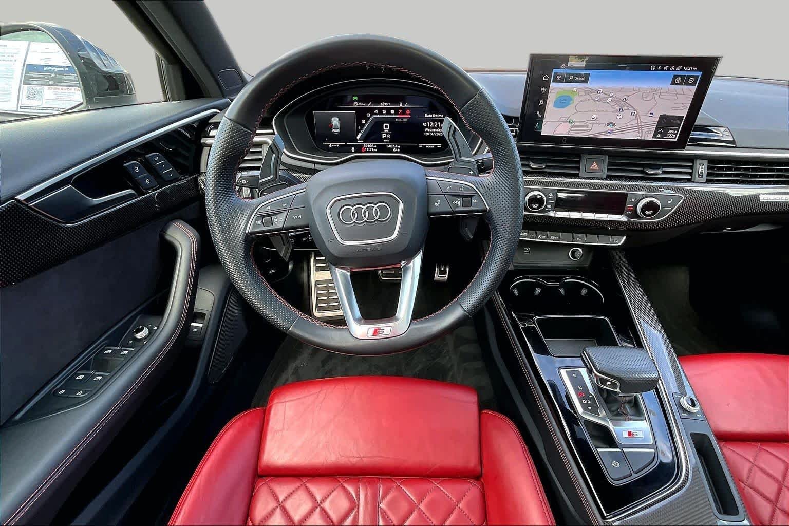 Used 2021 Glacier White Metallic Audi Premium Plus image 6