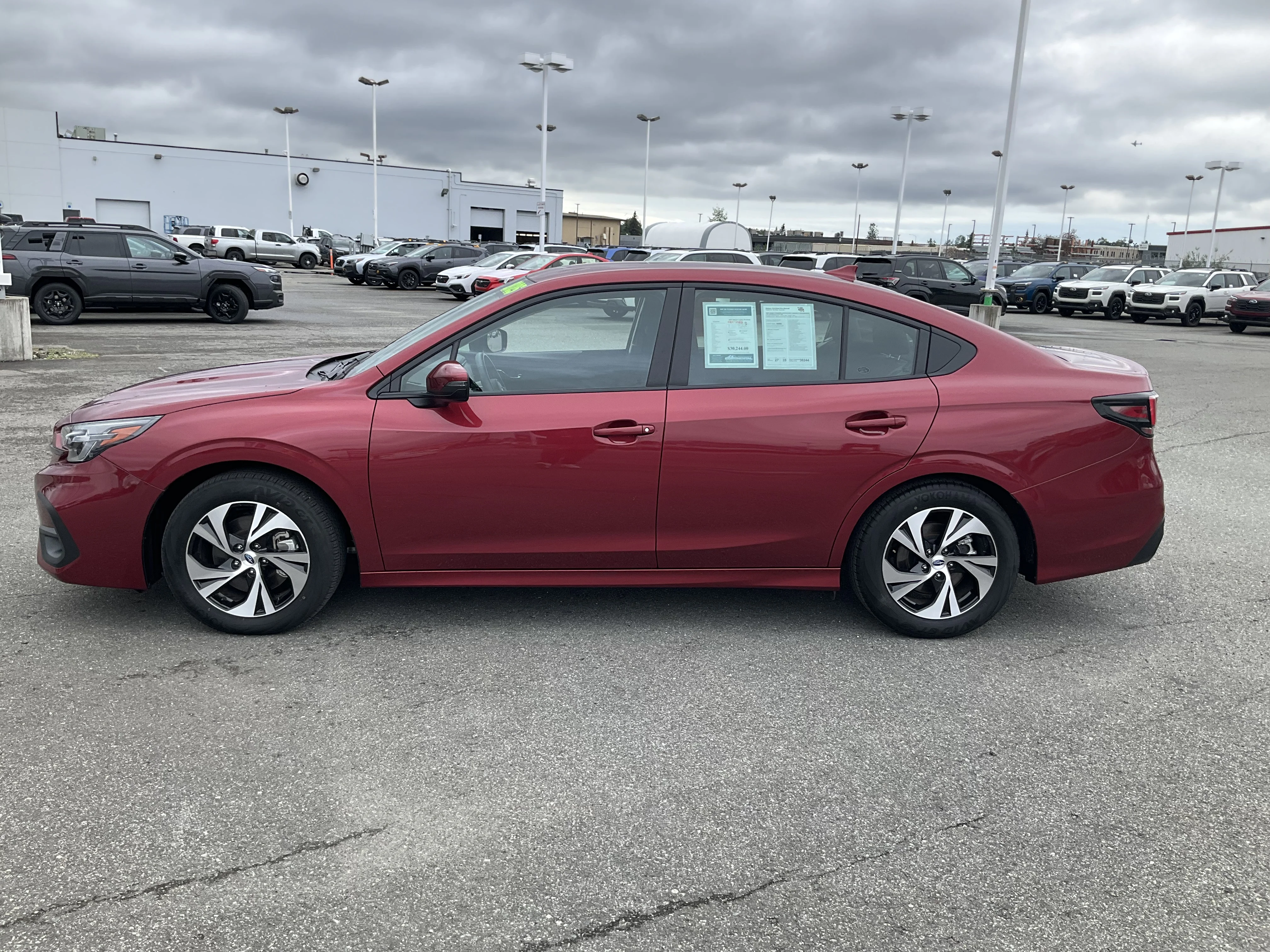 Used 2025 Crimson Red Pearl Subaru Premium image 3
