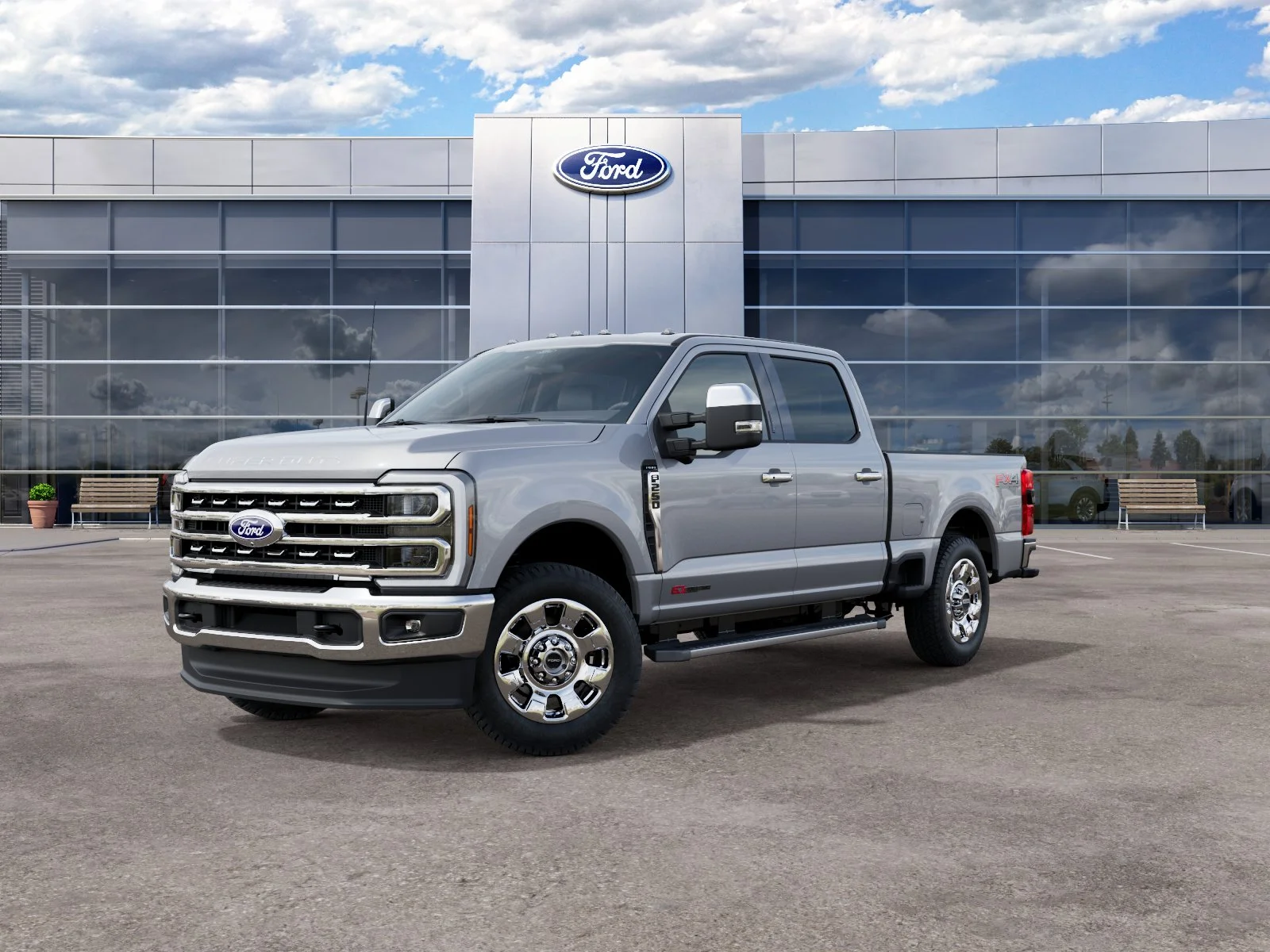 New 2027 Iconic Silver Metallic Ford F-250® Lariat® image 2